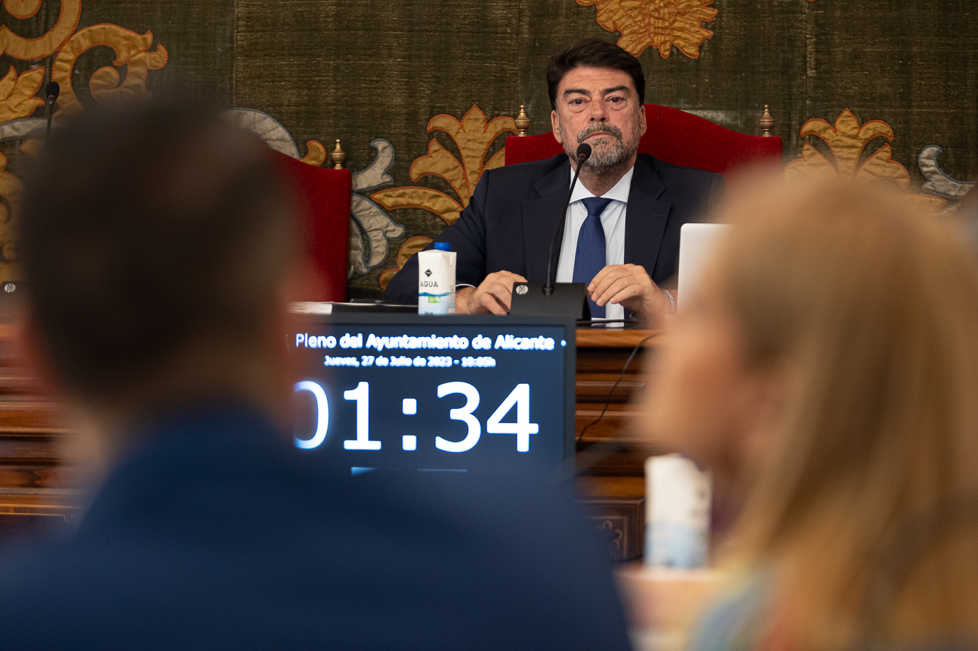 Primer pleno del mandato 2023-2027 en el Ayuntamiento de Alicante (Fotos: Pepe Olivares)