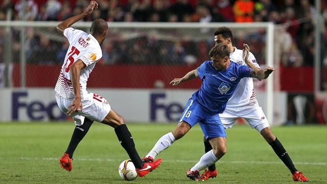 El Sevilla se tuvo que emplear a fondo para mantener la renta de la ida