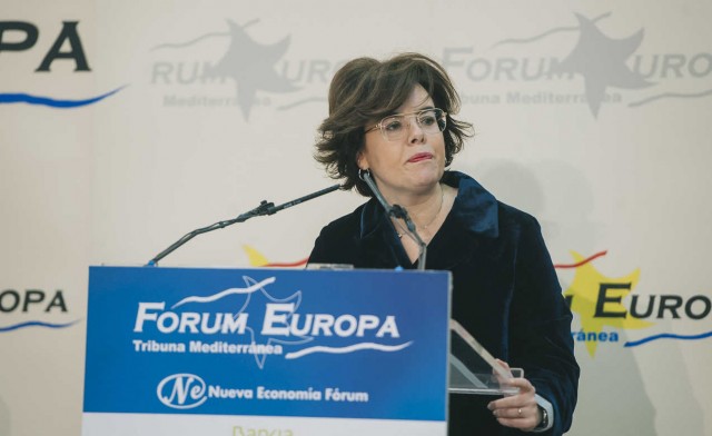 Soraya Sáenz de Santamaría presenta su candidatura a la presidencia del PP
