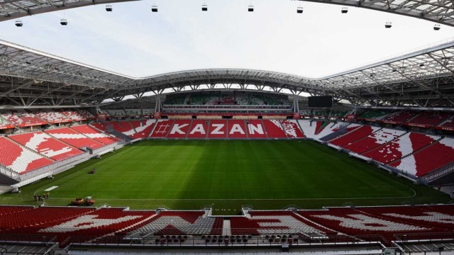 El Kazan Arena, un estadio de diseño que también fue piscina