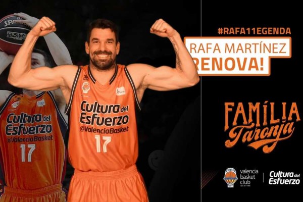Rafa Martínez renueva para jugar su undécima temporada como taronja
