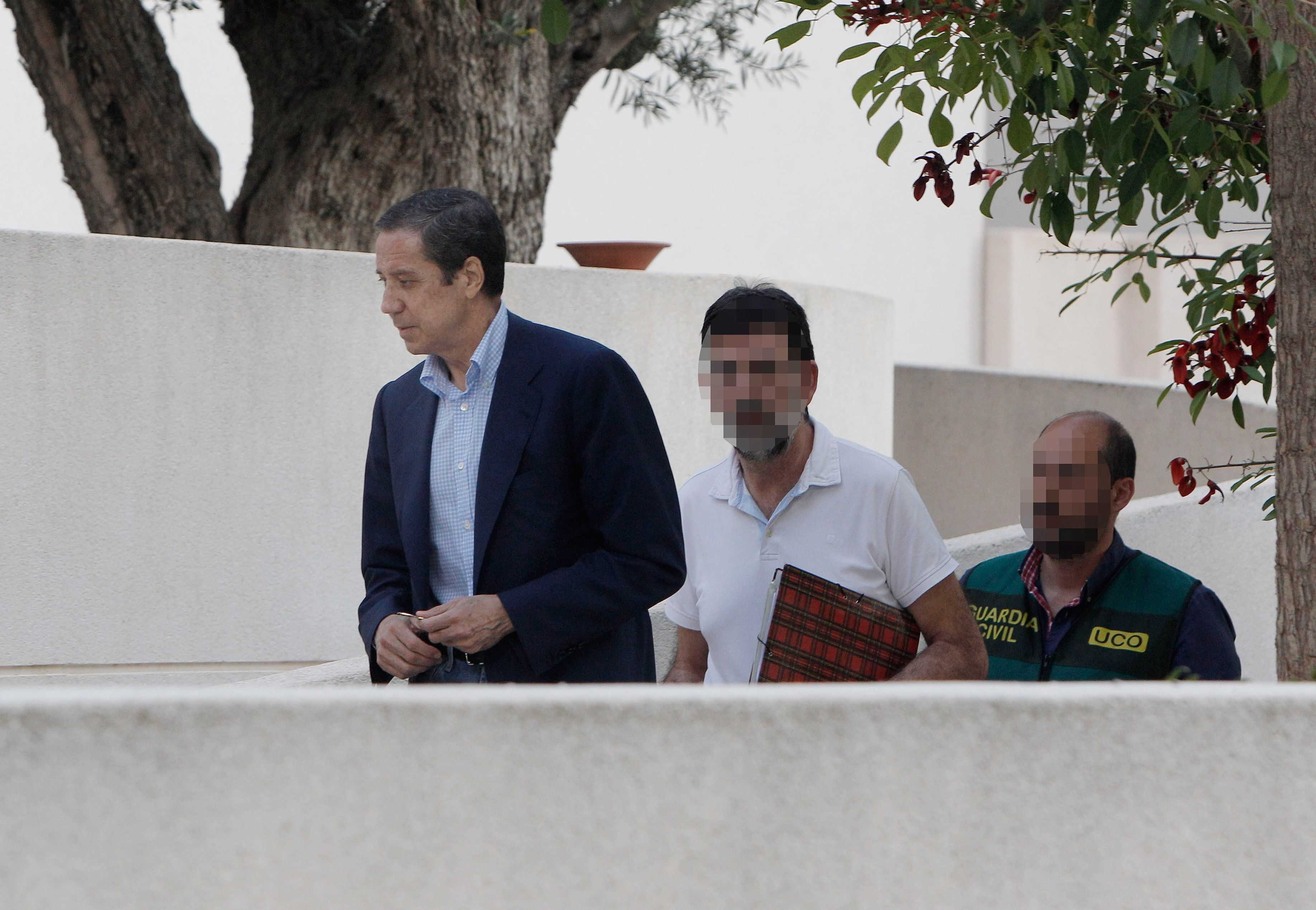 Eduardo Zaplana, el día que fue detenido. Foto: EFE/MORELL - 