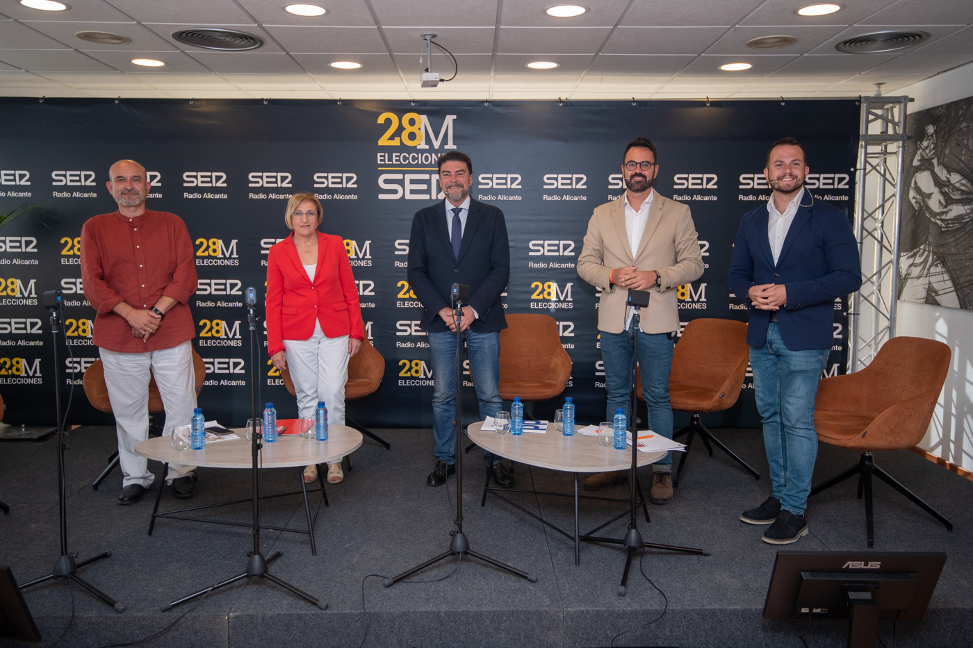 Debate de candidatos a la Alcaldía de Alicante (Fotos: Rafa Molina)
