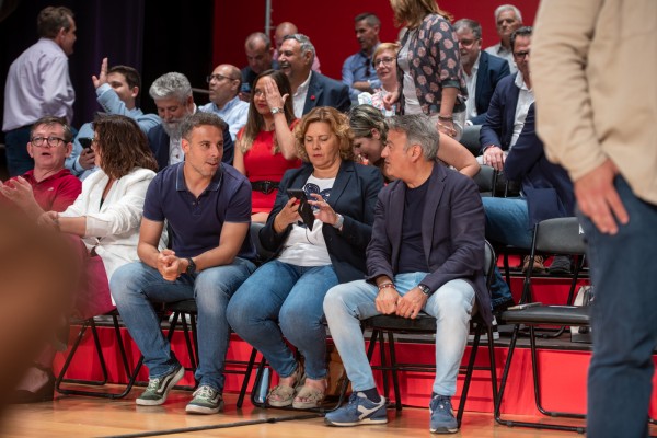 Acto del PSOE de Alicante con Pedro Sánchez (fotos RAFA MOLINA)