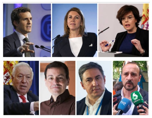 El PP imita el 'error' del PSOE con los avales y se carga el debate a siete entre los aspirantes