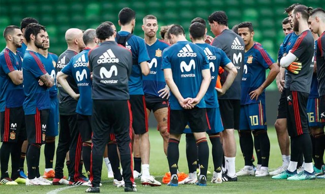 España no se entrenará en el escenario del encuentro

