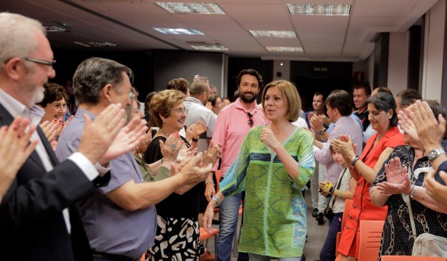 Cospedal reivindica el papel del PP en la Comunitat, la labor de Rajoy y recuerda a Barberá
