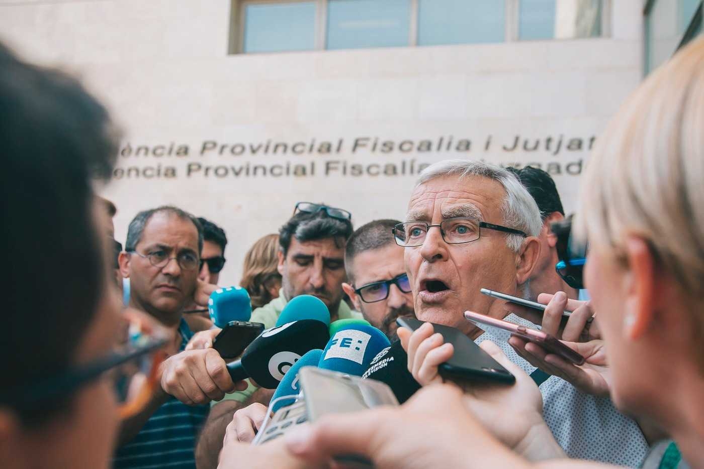 Joan Ribó, a la salida de la declaración. Foto: KIKE TABERNER - 