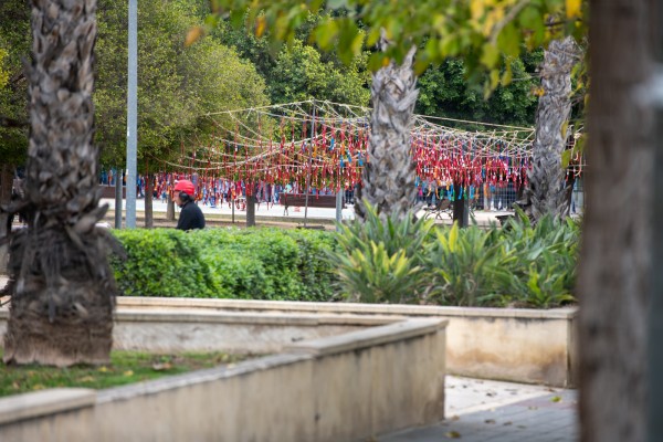 Primera 'mascletà' de 2023, disparada por Pirotecnia Ferrández (FOTOS: Rafa Molina)