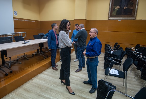 Aitana Mas presenta su candidatura a primarias (fotos RAFA MOLINA)