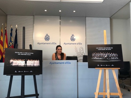 'Las voces del coro' actuarán
mañana en Valencia y el domingo en
la Plaza del Congreso Eucarístico