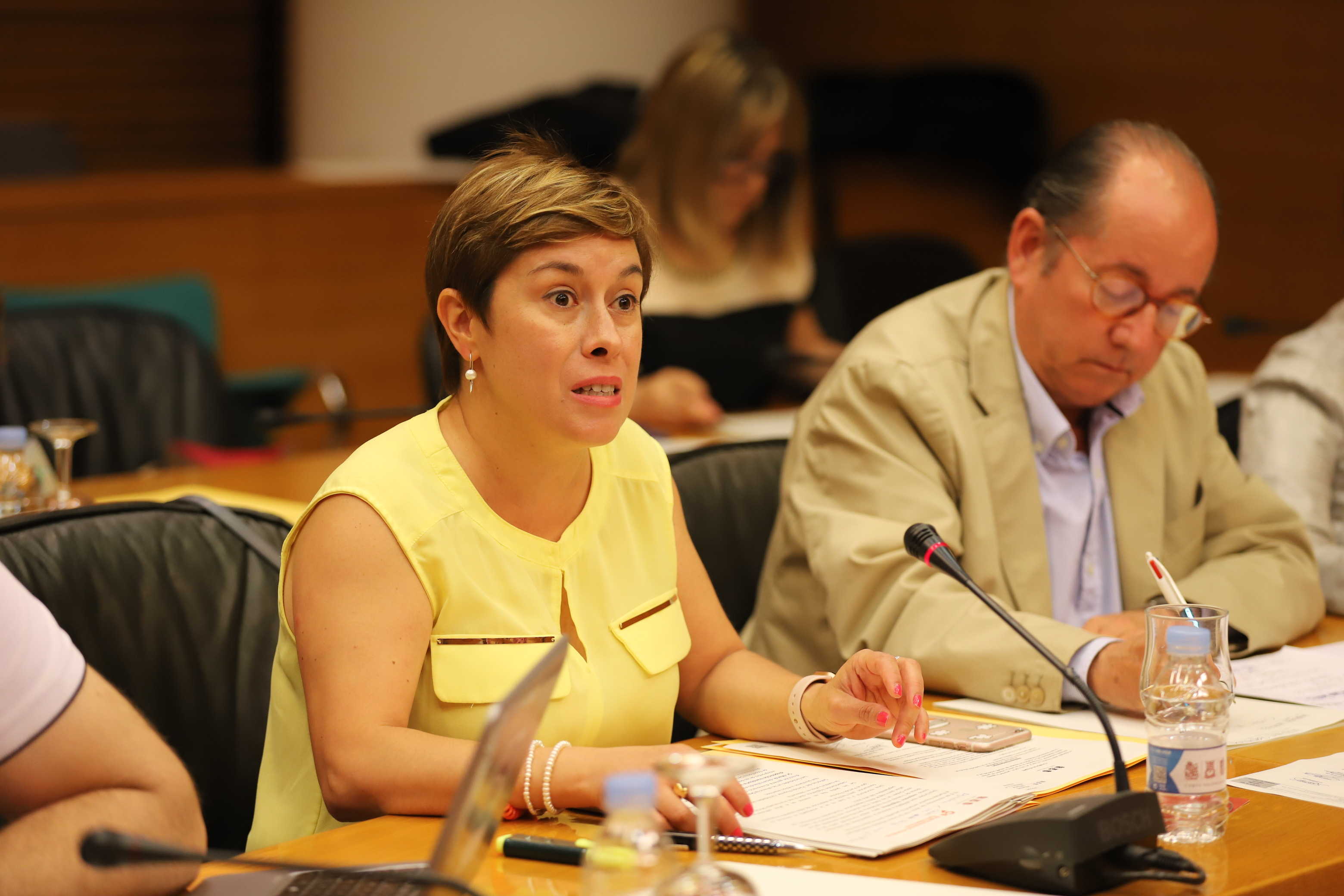 La diputada de Cs Merche Ventura, que ha defendido en Les Corts la PNL de su grupo. Foto: CS - 