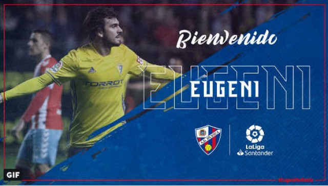 Eugeni firma por el Huesca hasta 2021