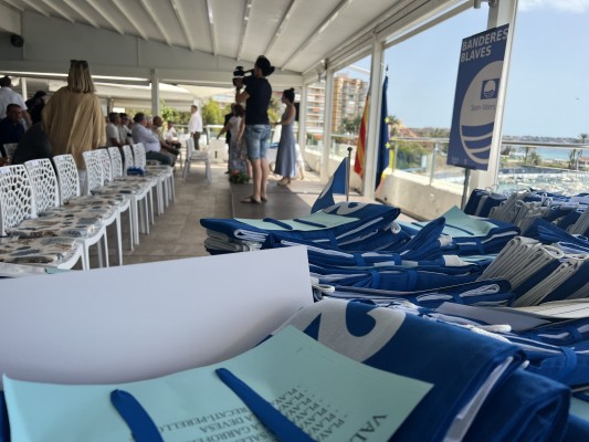 Entrega de las banderas azules 2022