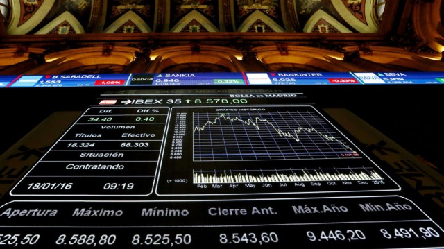 El Ibex 35 se encarama por encima del 8.500 casi un mes después 