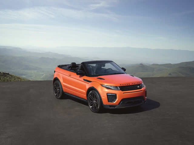 El Range Rover Evoque Convertible se exhibe estático por primera vez en España