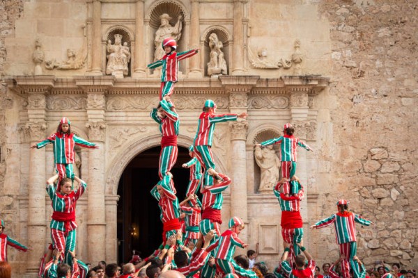 El Festival Polirítmia engega la recta final amb una mostra de muixerangues