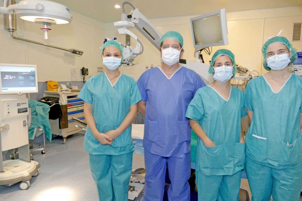 El Hospital General de Castelló realiza su primer trasplante de córnea a un paciente