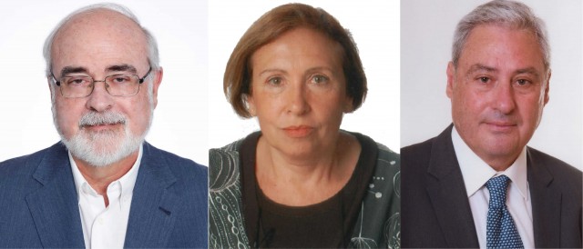 Los médicos de Castellón premian la trayectoria de los doctores Cabadés, Simó y Guallar