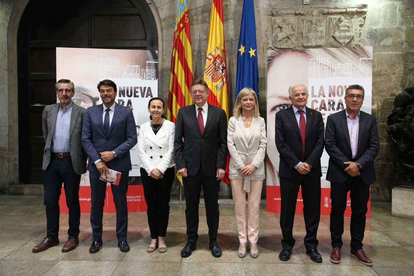 La presentación del plan de infraestructuras judiciales se ha llevado a cabo en el Palau de la Generalitat - 