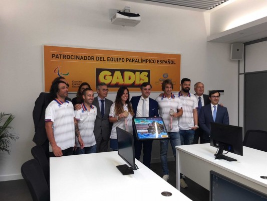 GADISA recibe a los deportistas paralímpicos españoles que participaron en PyeongChang 2018