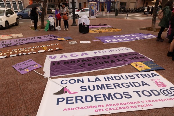 Manifestación 8M en Elche 2022 (Fotos: PEPE OLIVARES)