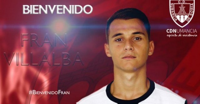 Fran Villalba se marcha cedido al Numancia