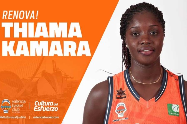 Thiama Kamara, dos años más con Valencia Basket