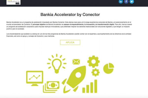 Bankia Accelerator by Conector abre la convocatoria para su tercer programa