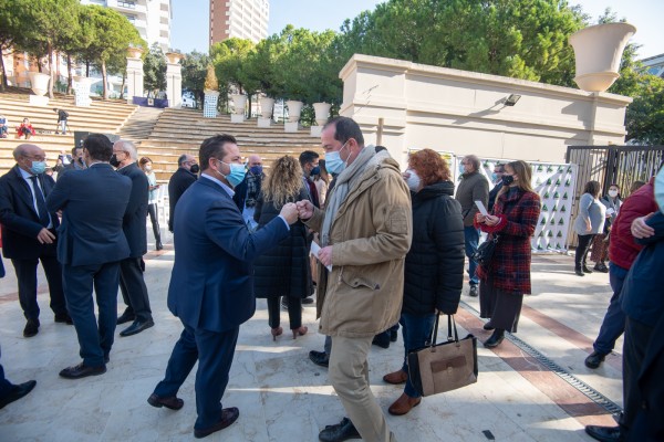 Brindis de Navidad de Hosbec 2021 (fotos RAFA MOLINA)