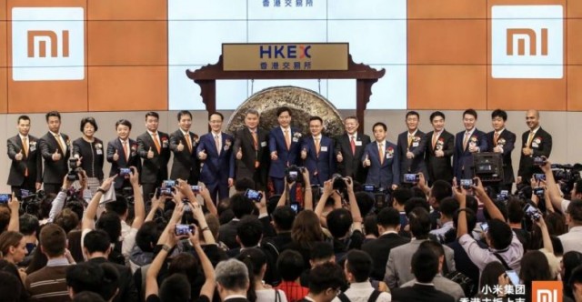 Xiaomi remonta el vuelo y salda su primera semana en bolsa disparándose más del 26%
