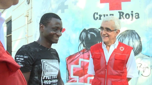 El sueño de Félix Sesay, rescatado por el Aquarius: 