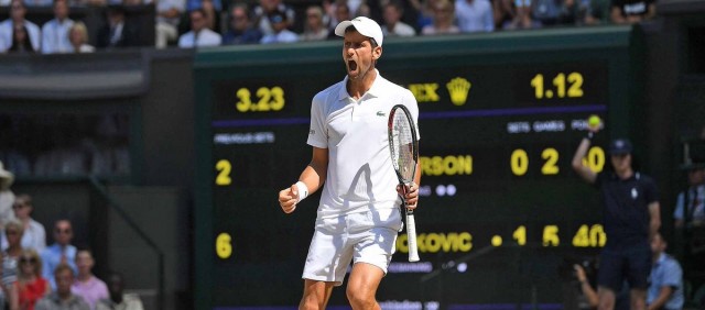 Djokovic conquista su cuarto Wimbledon tras someter a Anderson