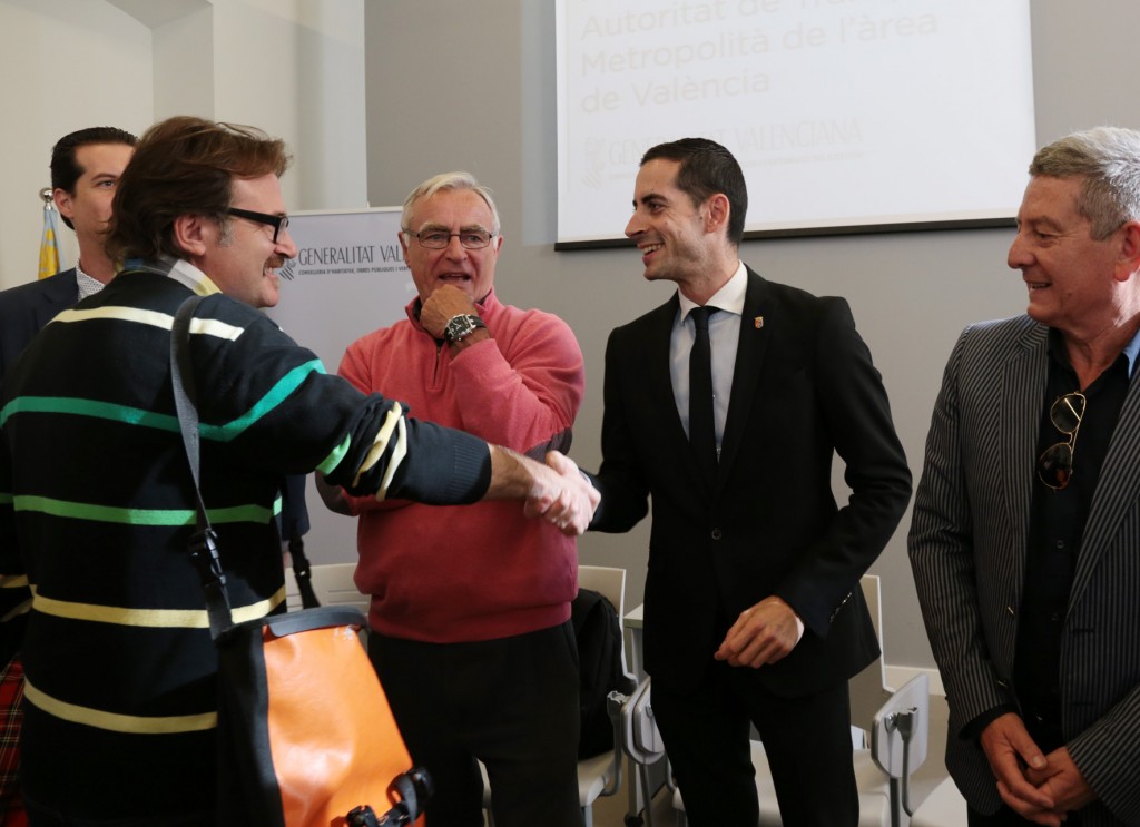 El alcalde de Valencia, Joan Ribó y su homólogo de Mislata, Carlos Fernández Bielsa - 
