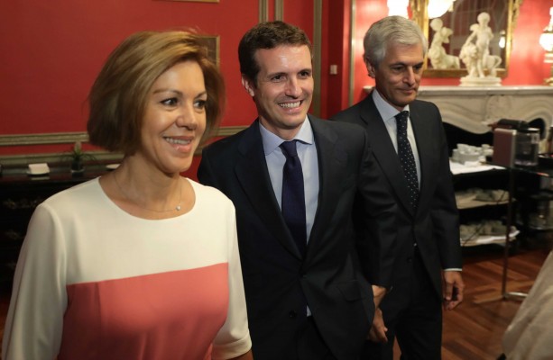 Nervios en el PPCV al lograr Casado la integración pública de Cospedal y de los otros tres excandidatos