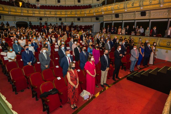 Distinciones del acto del 9 d'Octubre en Elche de 2021. (Fotos: AP)