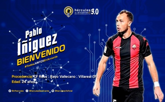El Hércules apuntala su defensa con Pablo Íñiguez