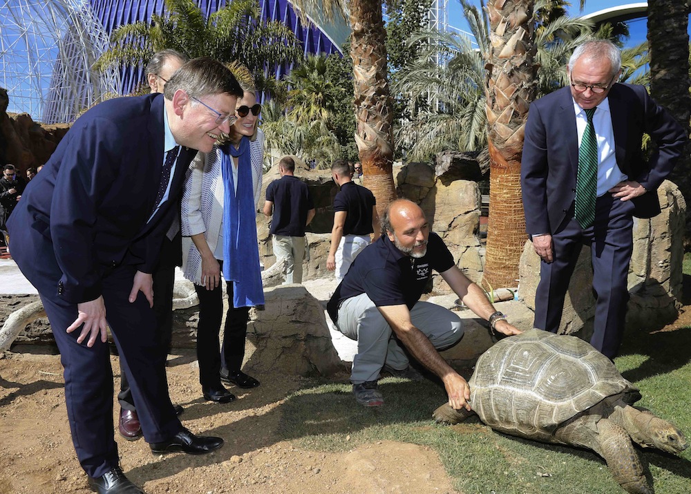 Ximo Puig, en la inauguración del nuevo Oceanogràfic - 