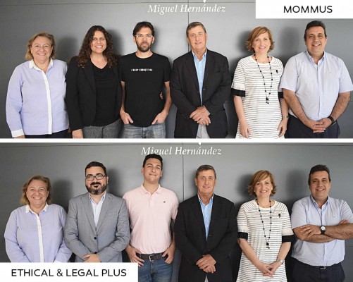 Los 'fichajes' de la UMH: consejo legal de Ethical & Legal Plus y quesos vegetales de Mommus 