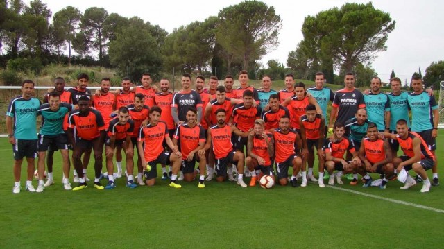 El Villarreal inicia la concentración de Navata (Girona)