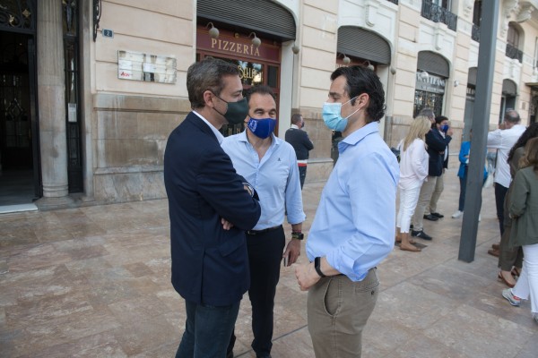 Carlos Mazón presenta su candidatura al PPCV en Alicante (fotos RAFA MOLINA)