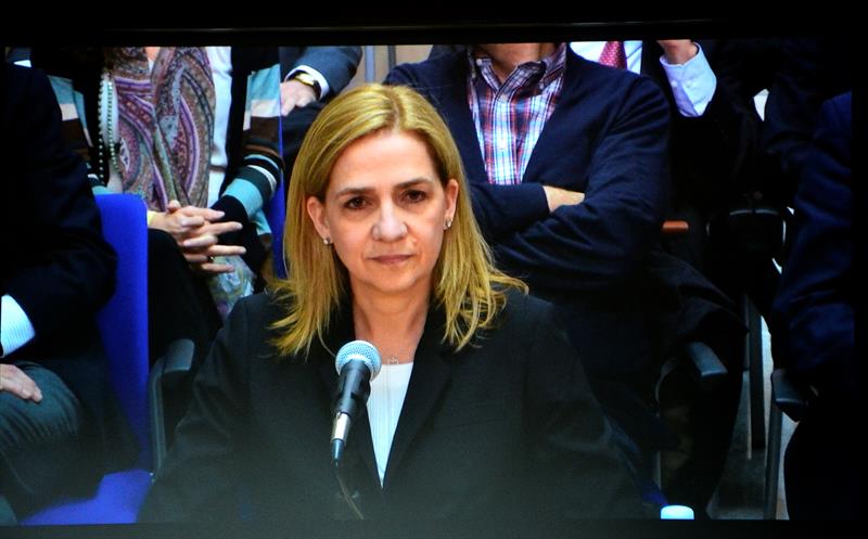 La Infanta Cristina declara ante el juez: 
