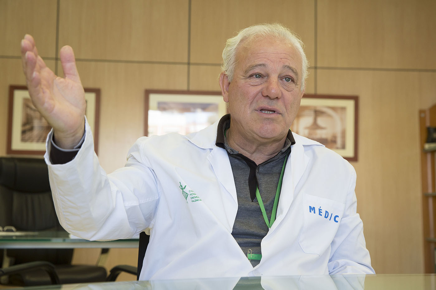 Enrique Ortega, gerente del Hospital General de València. Foto: EVA MÁÑEZ - 