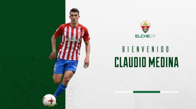 El Elche cierra el fichaje del delantero Claudio Medina
