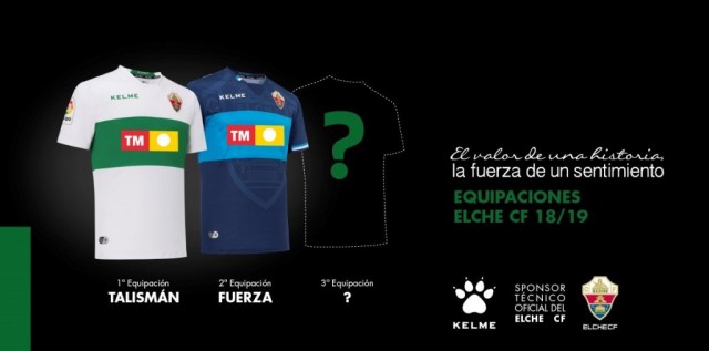 El Elche renueva sus equipaciones a medias