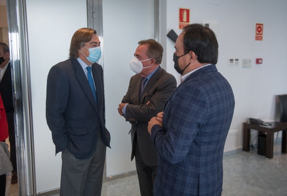 Diálogos Plaza con Xavier Llinares, del BBVA (Fotos: RAFA MOLINA)