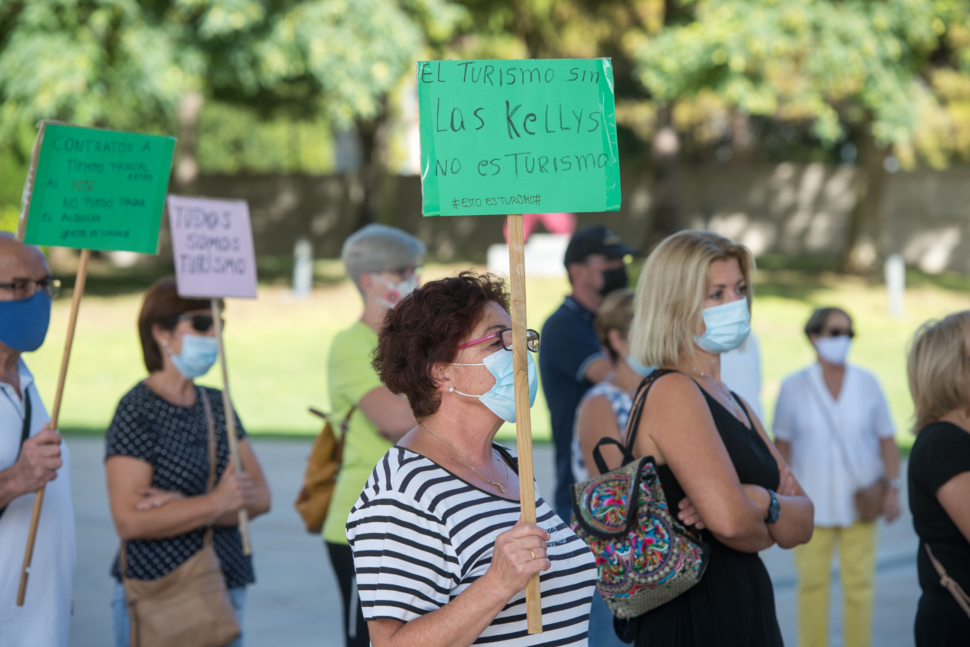 Manifestación de Las Kellys de Benidorm y Marina Baixa (Fotos: RAFA MOLINA)