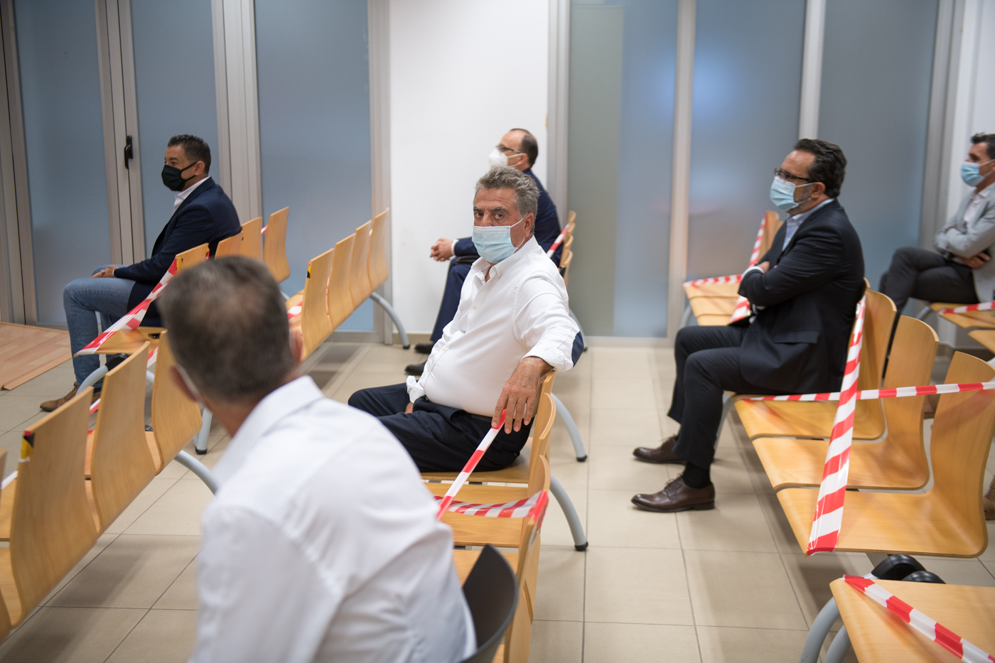 Declaración de los acusados en la causa por el PGOU de 'Brugal' (Fotos: RAFA MOLINA)