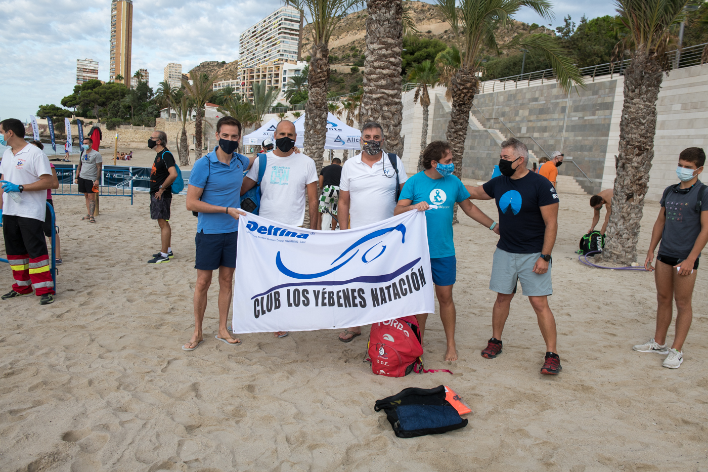 David Meca estrena el canal de nado de Alicante (fotos RAFA MOLINA)