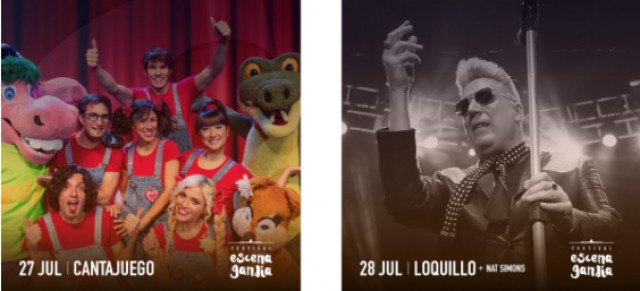 Cantajuego y Loquillo este próximo fin de semana en Escena Gandia